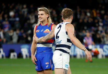 Geelong Cats vs Western Bulldogs: AFL live scores