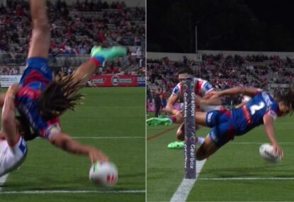 'STOP IT!' Dom Young drops jaws, smashes Knights record with two of 2023's most bonkers put-downs!