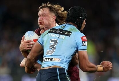 Non-stop Cotter collects Wally Lewis Medal while electric Cody rewarded with Origin III honours