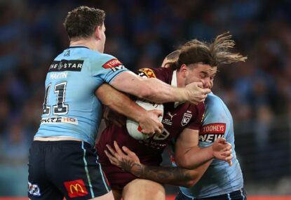 Maroons player ratings: Bad defensive reads, a stupid penalty, a crop-top jersey all added up to dud night for Queensland
