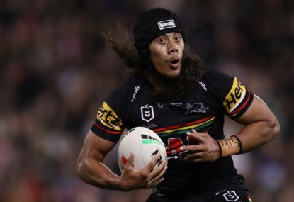 Panthers put out prognosis on Luai's shoulder with premiers' finals hopes taking huge hit