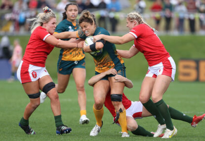 'Sébastien Chabal of the Wallaroos': Hamilton overcomes the odds to lead Aussies to World Cup quarter-finals