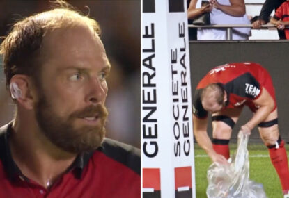 Alun Wyn Jones reaffirms status as one of rugby's best blokes, cleans up after win