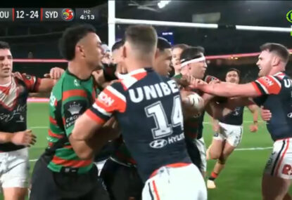 Tempers boil over between arch-rivals as Sam Walker scores to end Souths' season