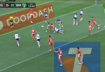 'Flat... at best': Was this crucial Dolphins try set up by a Nikorima forward pass?