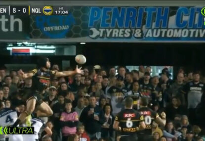 WATCH: Stephen Crichton uses his Inspector Gadget arms to set up dazzling Penrith try
