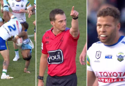 WATCH: 'He's sent off!' Raider's utterly horrific spear tackle gets what it deserves