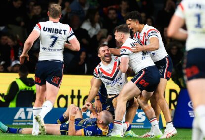 ANALYSIS: Roosters overcome Tedesco head knock to keep Finals dream alive - and all but end Parramatta's season